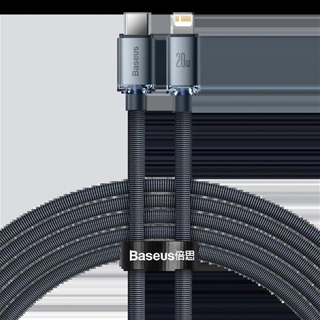 Baseus Crystal Shine cable USB-C to Lightning 20W PD 2m – kuva 8/8