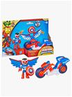 Marvel Iron Man and his Awesome Friends Captain America Super Bike