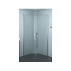 Dansani ottelukvadrantti saranaovi 89-91 cm satiini/kirkas
