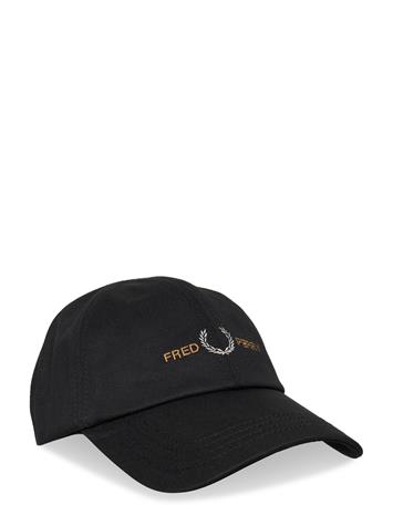 Fred Perry Flp Twill Cap - Black - ONE SIZE