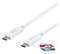 Deltaco - USB-C cable - USB-C to USB-C - 50 cm – kuva 2