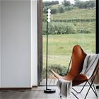 IDEAL LUX LED-lattiavalo Binomio, musta, 155 cm, metalli, 4-lamppuinen
