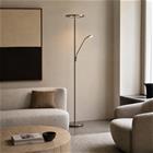 Lucande LED-lattiavalaisin Raymond, titaaninvärinen, CCT, lukuvalo