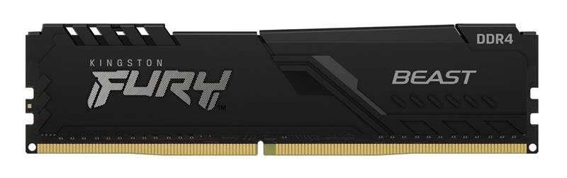 Kingston Technology FURY Beast 8GB 3200MT/s DDR4 CL16 DIMM Black