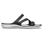 Crocs Women's Swiftwater -sandaalit (naiset) - Black/White, 34-35