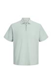 JJ REBEL Jrebarco Ss Zip Polo - Blue - XXL