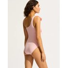 Seafolly Beau One Shoulder One Piece - Pink - 42