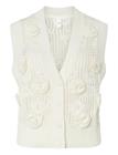 YAS Yasrose Knit Vest - Cream - XL