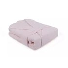 Ylellinen Ruusunvärinen Kylpytakki - 100% Puuvillaa, 360 gr/m², Konepestävä 40 C, Koko M - Täydellinen Mukavuus