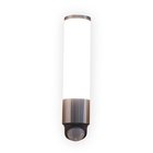 LED-ulkoseinävalaisin LEDA, ruostumaton teräs, korkeus 35 cm, IP44