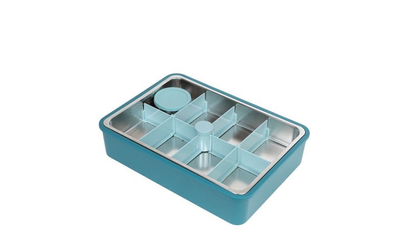 Platterbox - Lisävarustesarja eväsrasiaan 2-8 lokeroa Teal