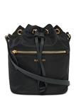 Burberry Mini Nylon Drawstring Pouch - Black - ONE SIZE