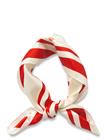Gant Striped Silk Scarf - Cream - ONE SIZE
