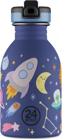 24Bottles - Urban Bottle - Space Friends - Blä¥ - 250 ml