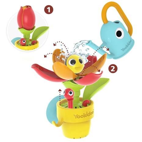 Yookidoo - Peek-a-Bee Tub Flower - (YO40221) – kuva 6/8