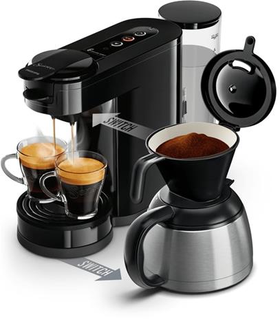 Senseo HD6592/65 coffee maker Semi-auto Combi coffee maker 1 L