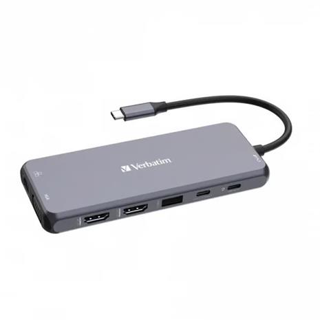Verbatim CMH-14 USB Type-C 5000 Mbit/s Silver – kuva 4/4
