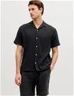 JJ REBEL Jrebjason Patrick Resort Shirt Ss - Black - XL
