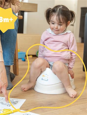 Badabulle Potty - Seagull - Pink - ONE SIZE