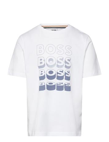 BOSS Short Sleeves Tee-Shirt - Cream - 176