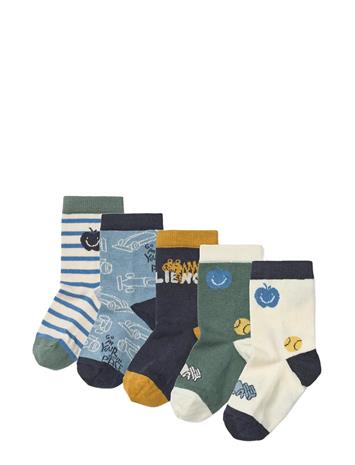 Liewood Silas Socks 5-Pack - Multi/patterned - 33/36