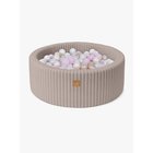 MeowBaby Churros Pallomeri Pebble Beige, Pink/Gold
