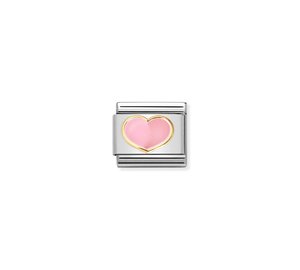 Nomination Classic 030283/21 pink heart pala