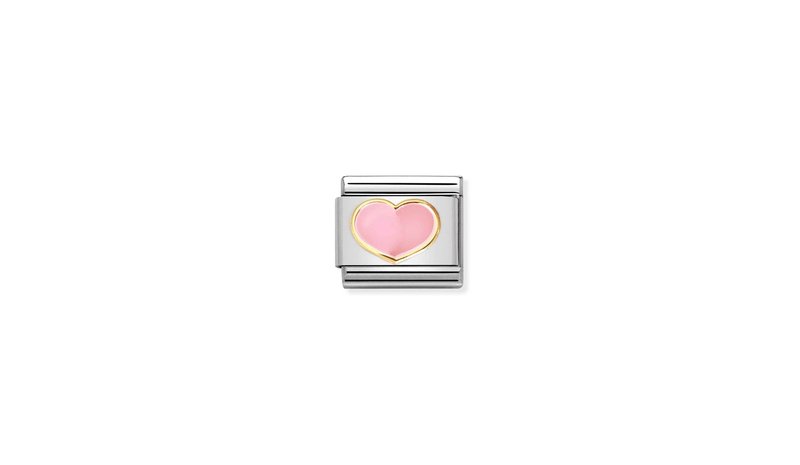 Nomination Classic 030283/21 pink heart pala