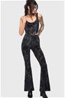 Killstar - Celestial Summer - Midnight Vale Flares - Kangashousut - Naiset - Laivastonsininen