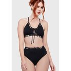 Killstar - Twilight Boho Summer - Cinder Root Bikini Bottoms - Bikinialaosa - Naiset - Musta valkoinen