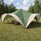 vidaXL Juhlateltta Vihreä 600 x 600 x 400 cm Polyesteri ja teräs