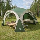 vidaXL Sivukuvio katolla Vihreä 410 x 410 x 250 cm Polyesteri ja teräs