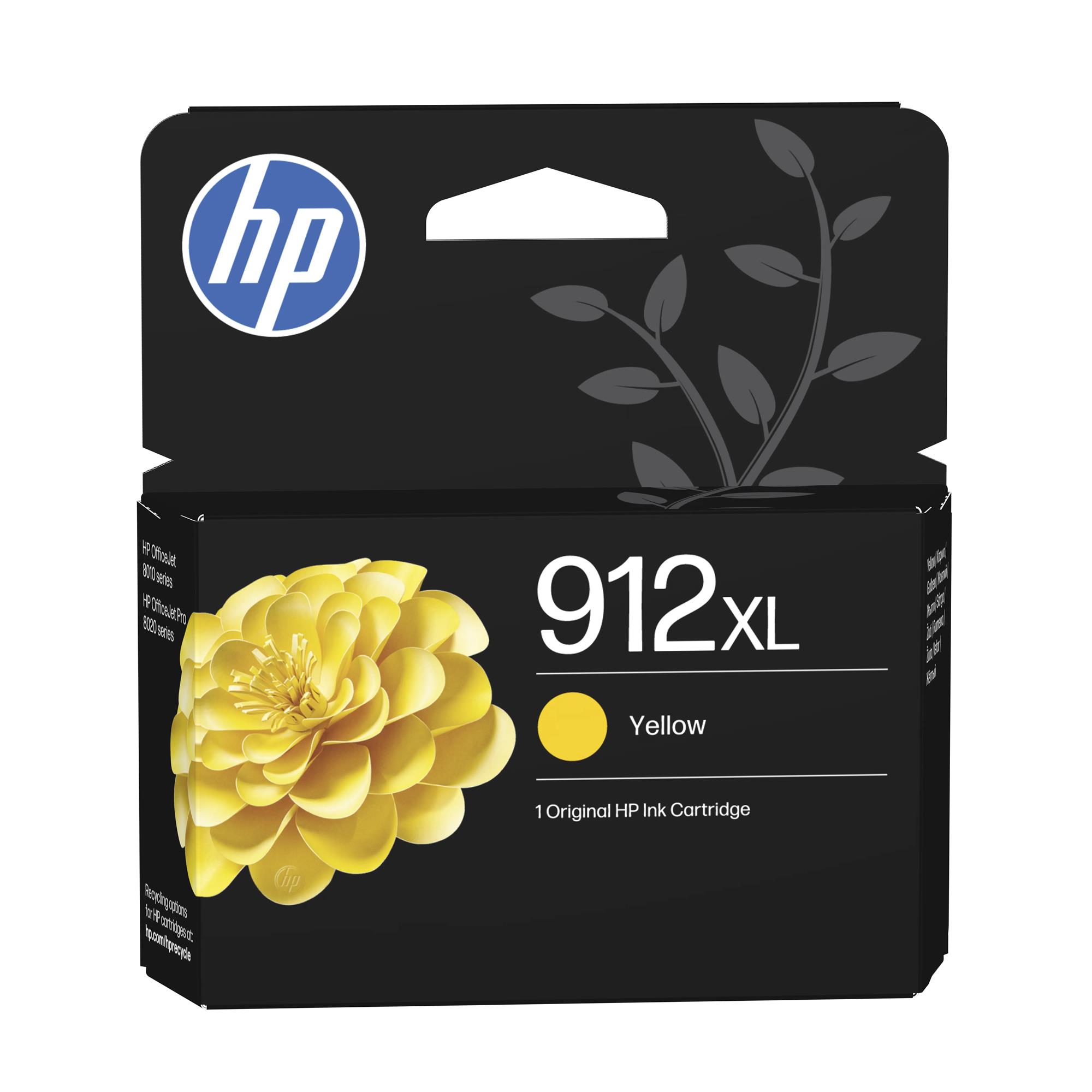 HP 912XL -mustekasetti, 8.5 ml, keltainen
