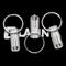 Glow Rhino Spark Glow Fob 3 Pack, vihreä – kuva 2