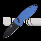 CRKT Squid Button Lock kääntöveitsi, sininen