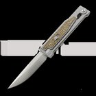 Reate OG EXO Elmax Drop Point veitsi, Burlap Micarta