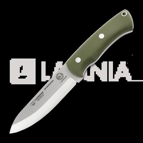 Cudeman Bushcrafter puukko, Green G-10 Complete Kit