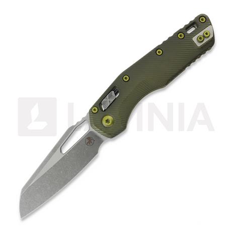 Microtech MSI Apocalyptic kääntöveitsi, Fluted Distressed Grenade Green