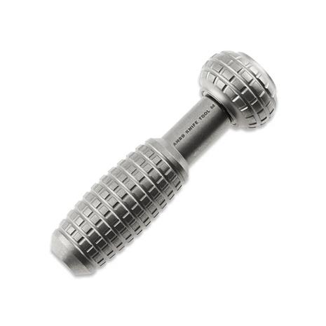 Audacious Concept Anso Knife Tool Mini- Titanium - Stonewashed
