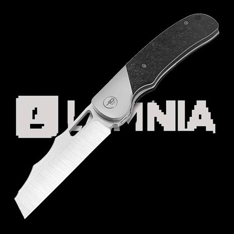 Bestech SYN, Titanium/Marble CF inlay, Satin – kuva 2/2