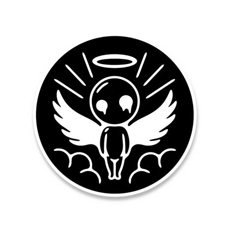 Audacious Concept Sticker - Angel