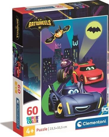 60 pcs Puzzles Kids Batwheels