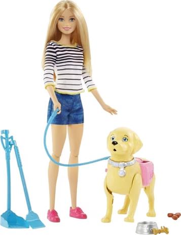 Barbie WALK &POTTY PUP DWJ68