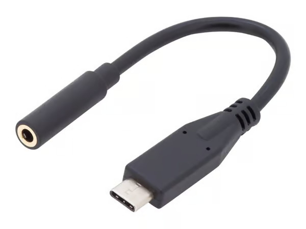 DIGITUS USB-C kuulokeliitäntäadapteri - ääni / USB - 20 cm