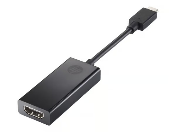 HP USB-C to HDMI Adapter, Black