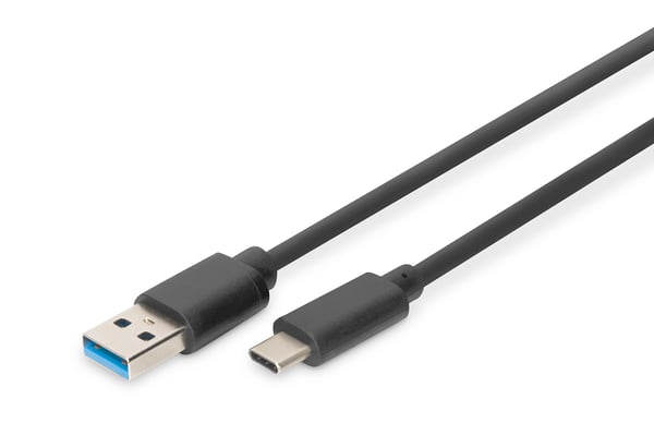 DIGITUS - USB-C cable - USB Type A to USB-C - 1 m