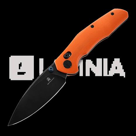 Bestechman Ronan, Orange G-10 Titanized/Stonewashed