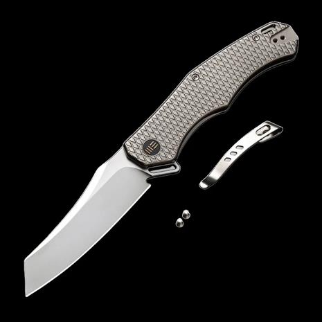 We Knife RekkeR, Diamond Pattern Polished Bead Blasted