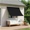 vidaXL Aurinkovarjo Musta 400 x 150 cm – kuva 2
