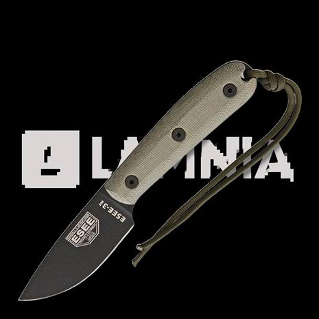 ESEE Model 3 selviytymispuukko, modified handle